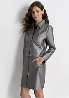 Women's Gunmetal Moto Jacket