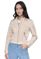 Women's Zip Front Chino Jacket