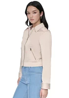 Women's Zip Front Chino Jacket