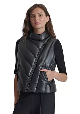 Women's Asymmetrical Puffer Vest