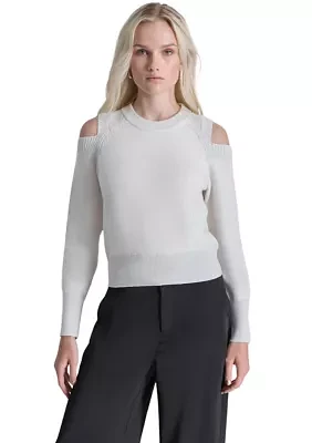 Women's Lurex Cold Shoulder Sweater