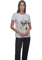 Women's Short Sleeve NY Girls Graphic T-Shirt