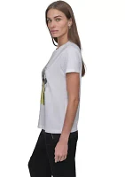 Women's Short Sleeve NY Girls Graphic T-Shirt