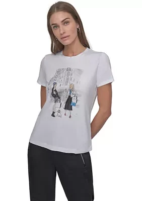 Women's NY Girls Graphic T-Shirt