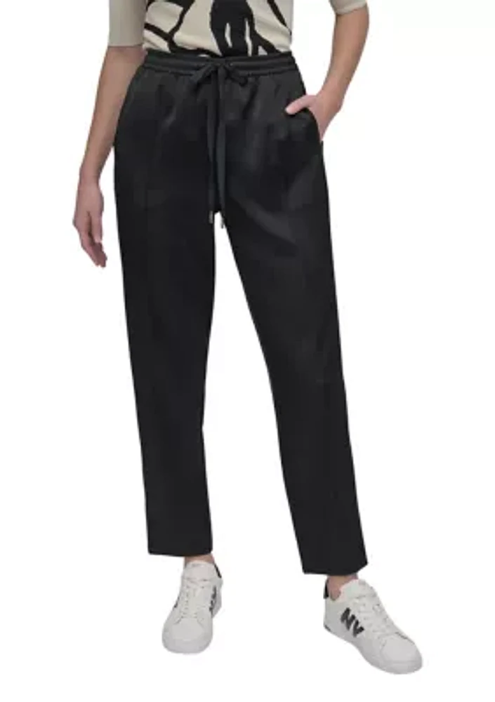 Women's Pull On Satin Joggers
