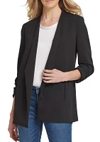 Foundation Long Sleeve Open Front Jacket with Pockets