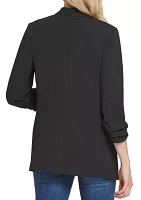 Foundation Long Sleeve Open Front Jacket with Pockets