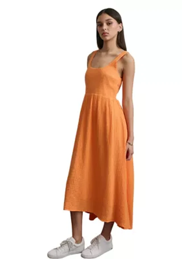 DKNY Jeans Women's Sleeveless Empire Gauze Midi Dress | The Summit