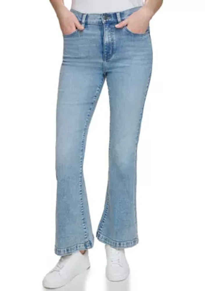 Women's High Rise Flare Denim Jeans