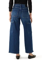 Women's Wide Leg Cargo Jeans