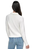 Women's Long Sleeve Collared Sweater