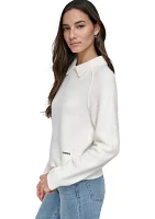 Women's Long Sleeve Collared Sweater