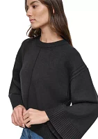 Women's Long Sleeve Crew Neck Sweater