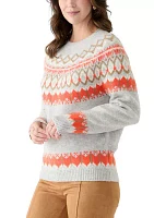 Women's Fair Isle Crew Neck Sweater