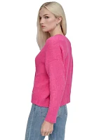 Women's Long Sleeve Crew Neck Sweater