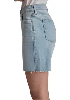 Women's High Rise Mid Denim Shorts