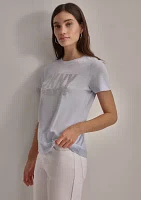 Women's Sequin Logo Graphic T-Shirt