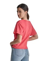 Wiomen's Twist Front Slub T-Shirt