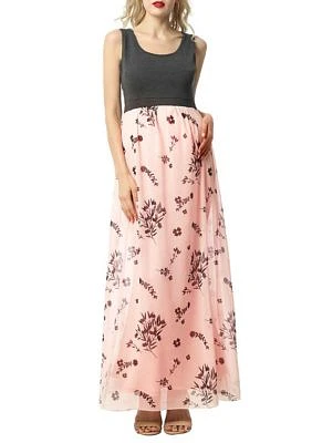 Maternity Miho Floral  Maxi Dress