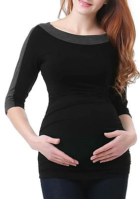Maternity  Isabel Colorblock Top