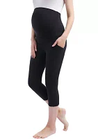 Maternity Mai Belly & Back Support Pocket Leggings (18.5" Inseam)