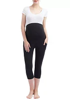 Maternity Mai Belly & Back Support Pocket Leggings (18.5" Inseam)