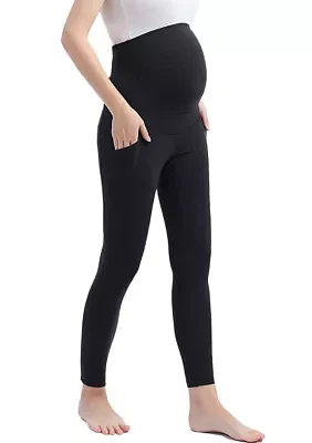 Maternity Sol Belly & Back Support Pocket Leggings (26" Inseam)