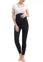 Maternity Sol Belly & Back Support Pocket Leggings (26" Inseam)