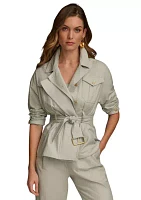 Women's Belted Utility Ryn Twill Jacket