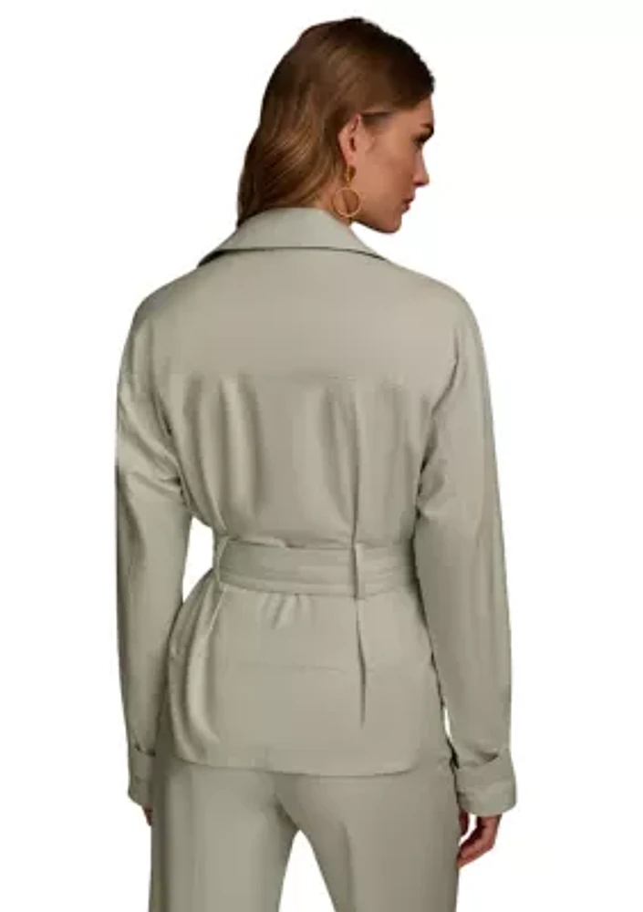 Women's Belted Utility Ryn Twill Jacket