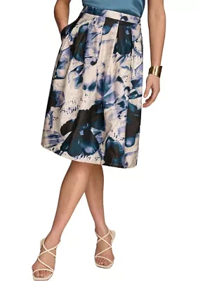 Women's Floral A-Line Skirt