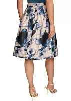 Women's Floral A-Line Skirt