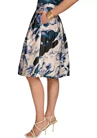 Women's Floral A-Line Skirt