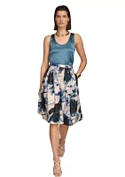 Women's Floral A-Line Skirt