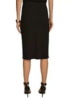 Women's Brushstroke Pencil Skirt