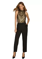 Women's Pleated Slim Pants