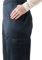 Women's Satin Cargo Pants