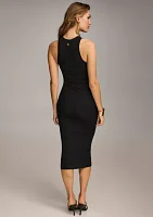 Women's Sleeveless Side Ruched Dress