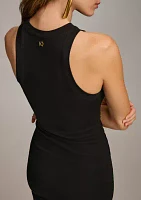 Women's Sleeveless Side Ruched Dress