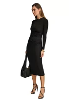 Women's Twist Front Knit Skirt