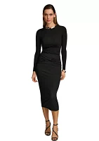 Women's Twist Front Knit Skirt