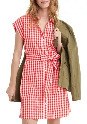 Women's Trisha Shirtdress Poppy Red Gingham