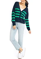 Women's Striped Cardigan