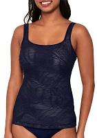 Textured Tankini Swim Top