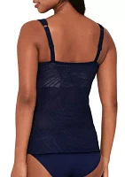 Textured Tankini Swim Top