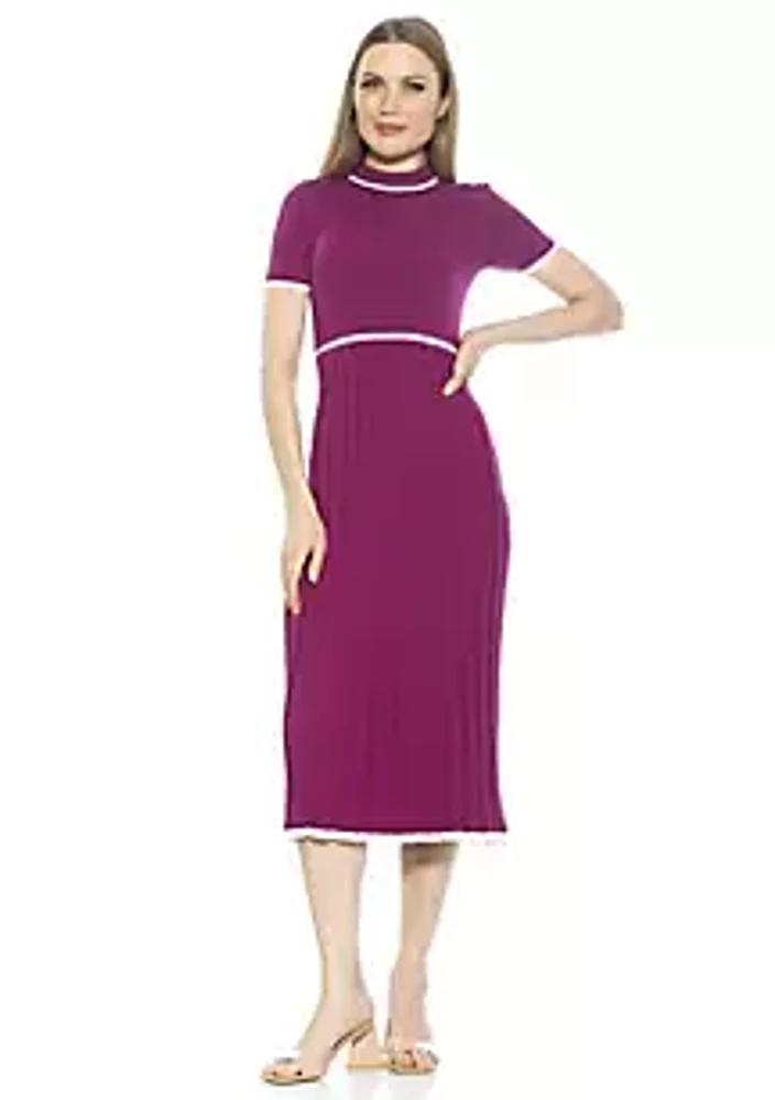 Alexia Admor Gillian Knit Fit And Flare Dress