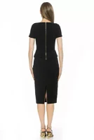 Vance Square Neck Sheath Dress