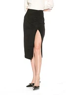 Zayla Suede Pencil Skirt