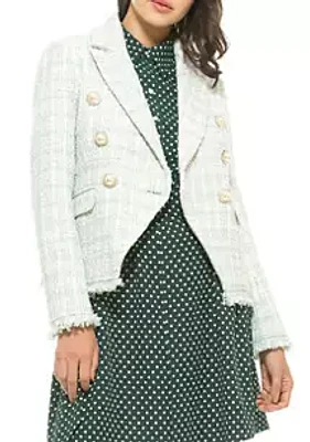 Alexia Admor Women's Shine Tweed Jacket