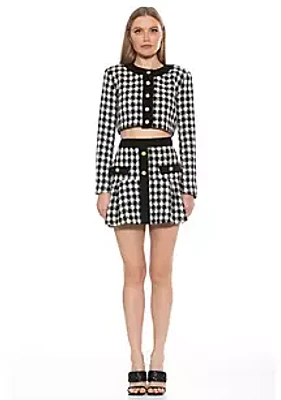 Alexia Admor Clara Cropped Tweed Jacket